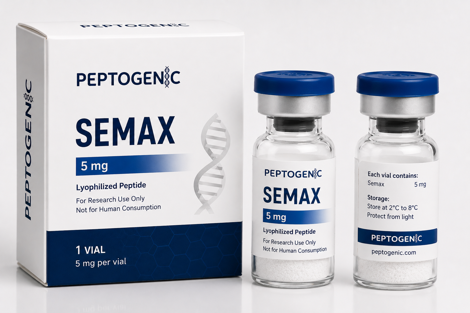 Semax peptide overview illustration