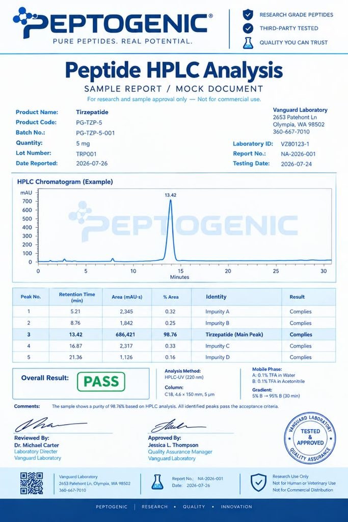 peptide purity